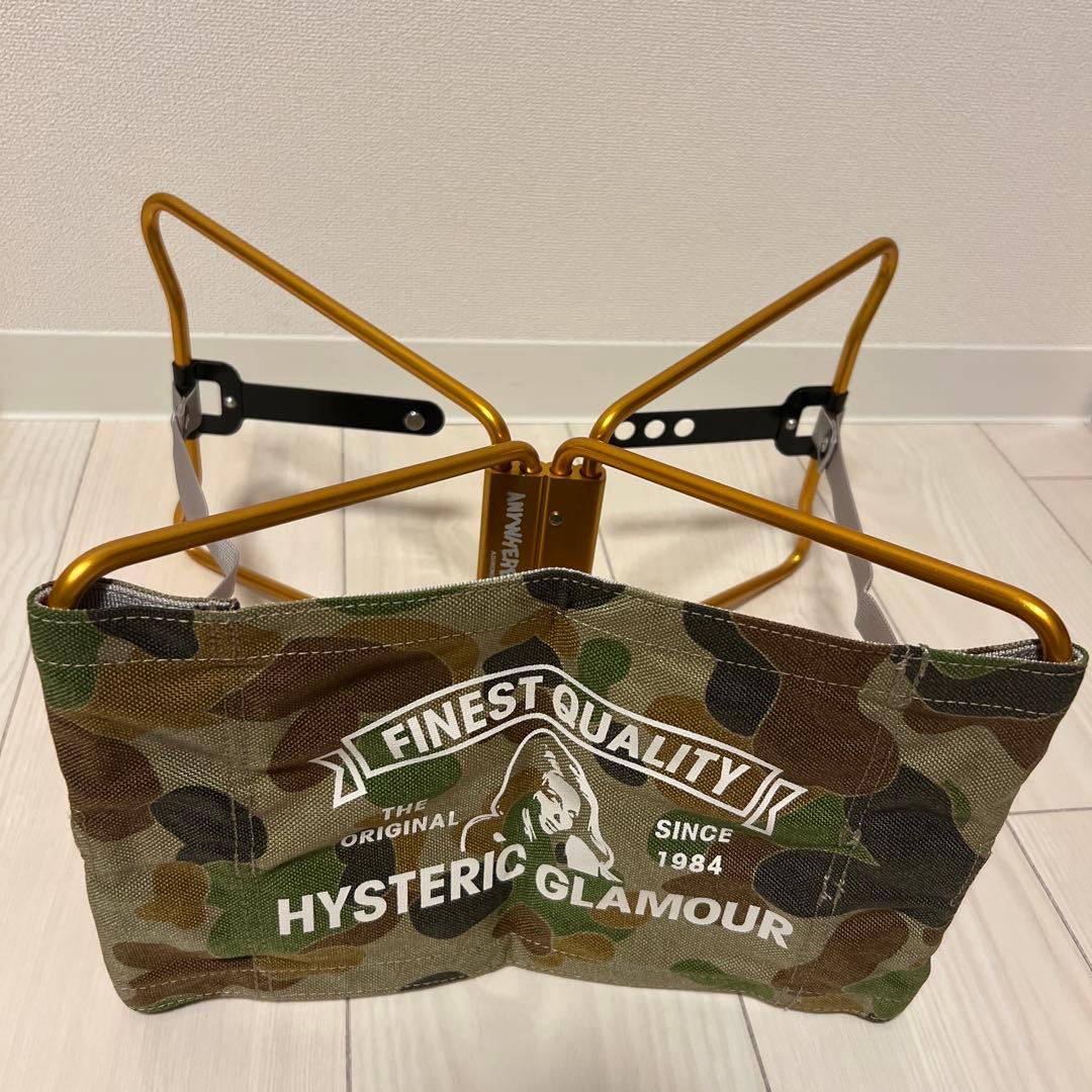 HYSTERIC GLAMOUR キャンパーズチェア 迷彩 ADIRONDACK