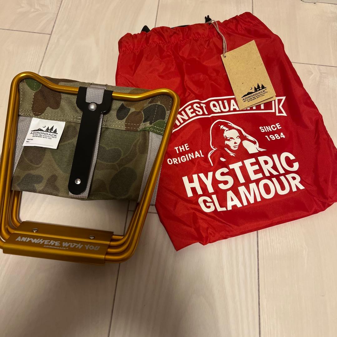 HYSTERIC GLAMOUR キャンパーズチェア 迷彩 ADIRONDACK