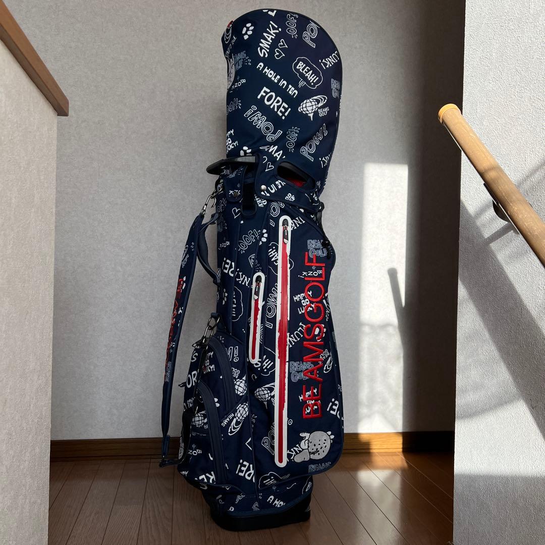 BEAMS GOLF キャディバッグ PEANUTS 別注 スヌーピー