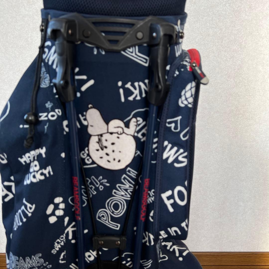 BEAMS GOLF キャディバッグ PEANUTS 別注 スヌーピー