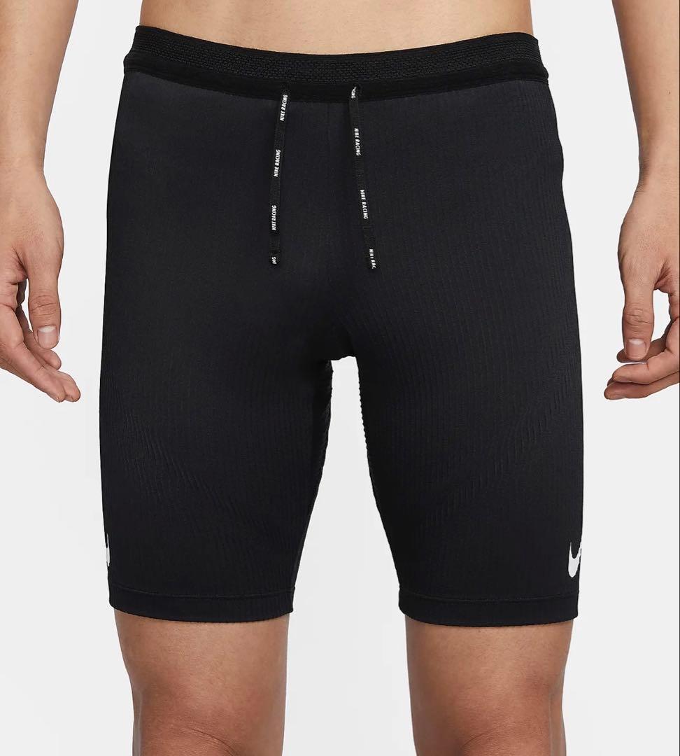 NIKE メンズ【2XL】エアロスイフト ランニング ハーフタイツ 黒