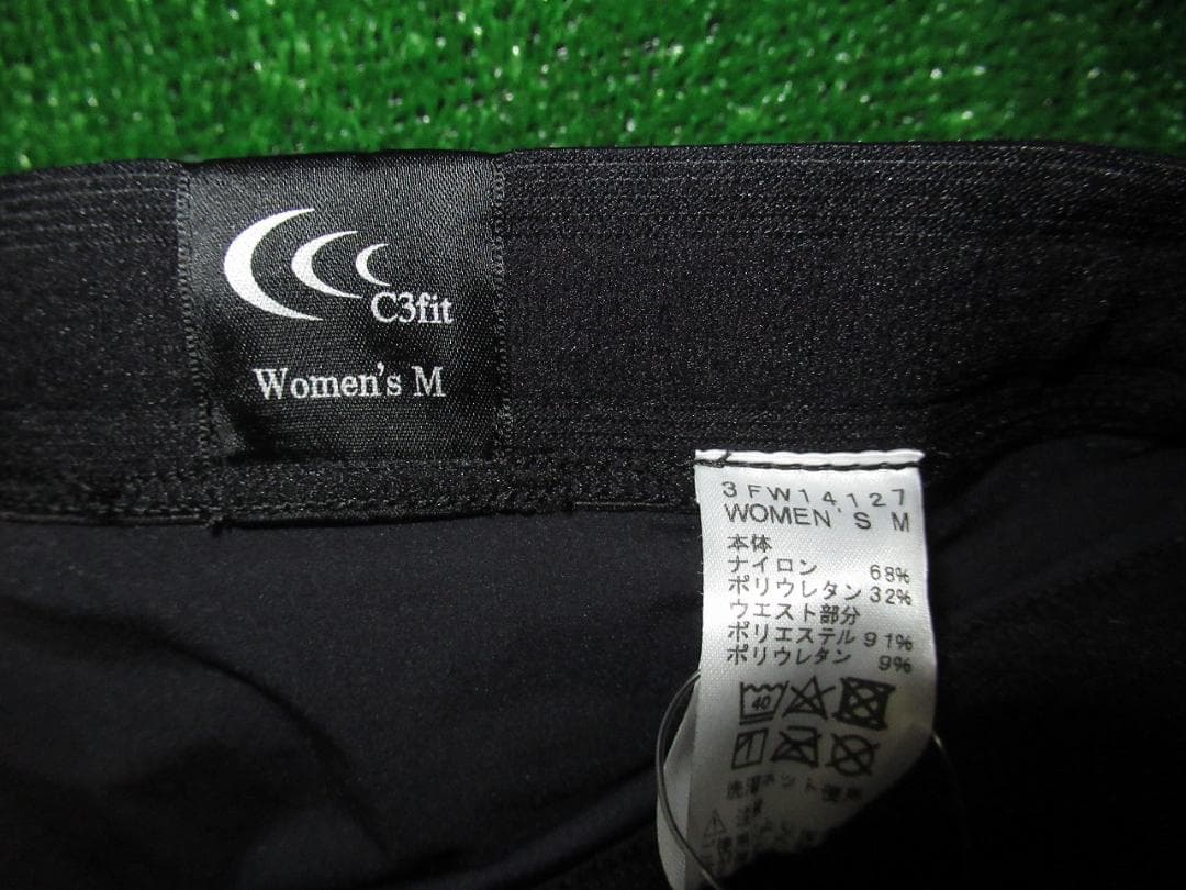 C3fit インパクトエアーロングタイツ レディースM　ブラック