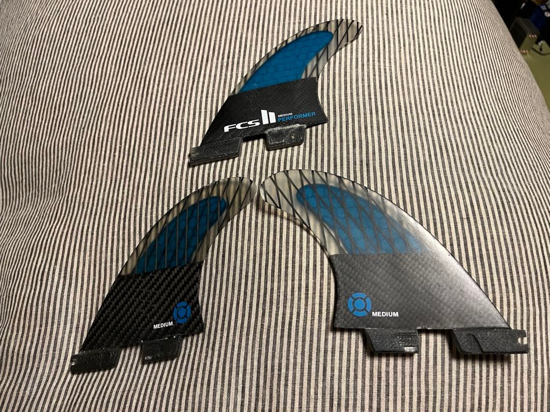 サーフィン・ボディボード FCS II PERFORMER TRI FIN SET Medium