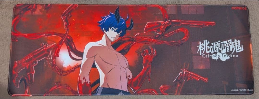 Anime Japan 2026 桃源暗鬼　ラバーマット・缶バッジ・ステッカー等