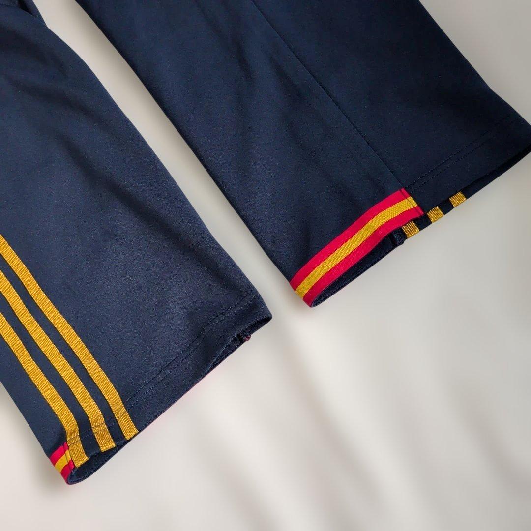 美品 М adidas スペイン柄 セットアップ 上下 ジャージ バックプリント