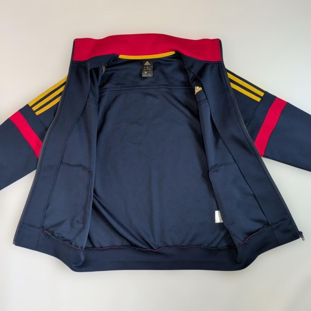 美品 М adidas スペイン柄 セットアップ 上下 ジャージ バックプリント