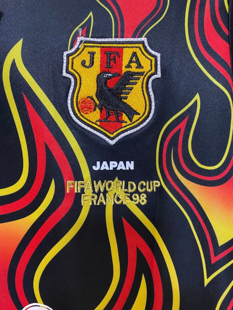 日本代表 川口能活 1998シーズンW杯GK 炎 ユニフォーム キーパー　L