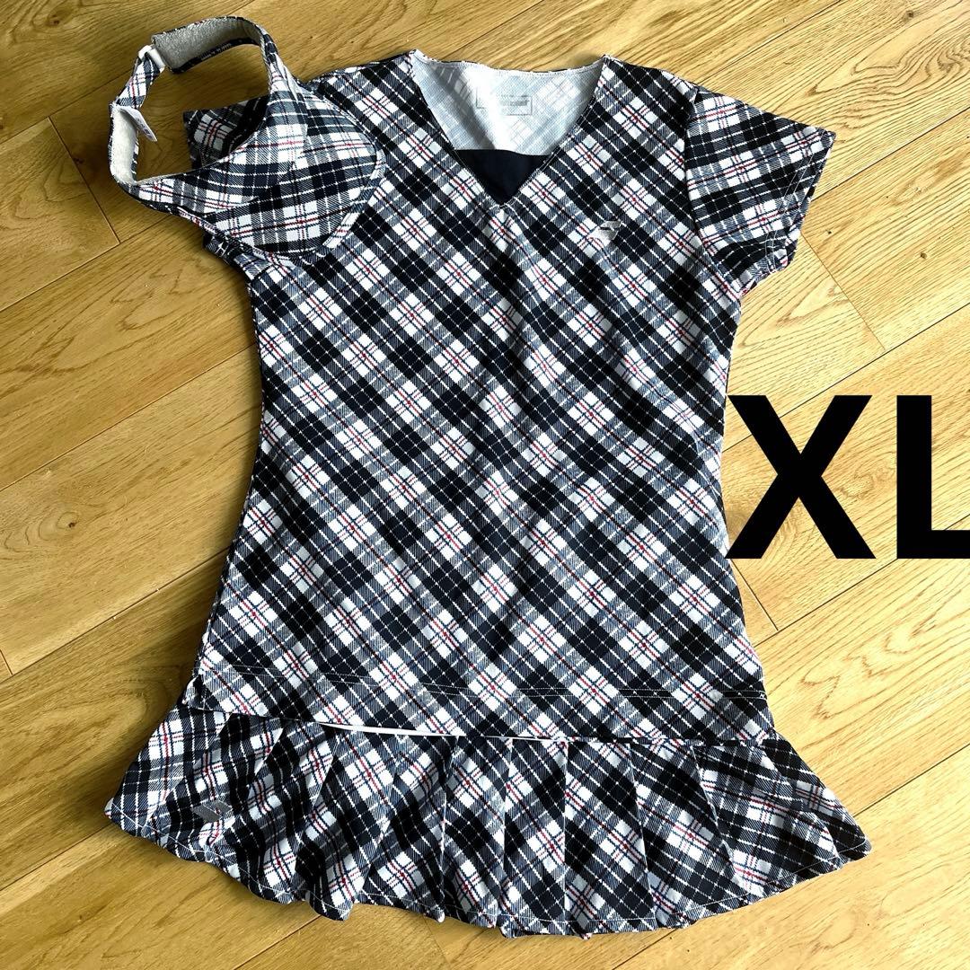 Babolatバボラ♡【極美品】バイアスのチェック柄が可愛い3点セットXL
