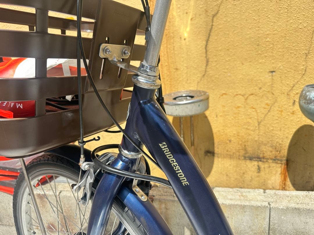 送料無料条件付BRIDGESTONE 24インチ　電動アシスト自転車中古車