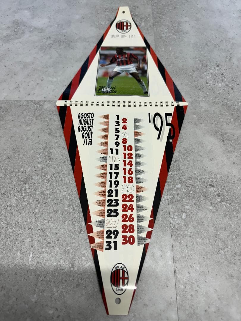 AC MILAN 1995 1996　カレンダー　当時物