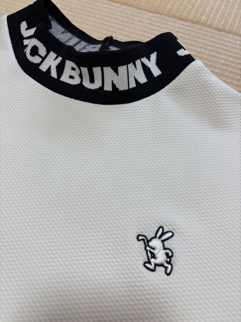 [新品未使用]JACK BUNNY モックネックシャツ　ホワイト５サイズ