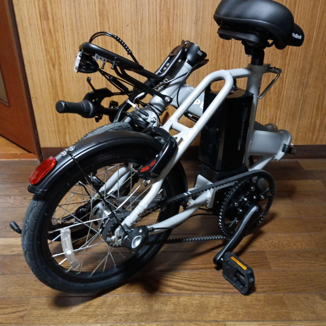 ペルテック 電動アシスト自転車　 16インチ　グレージュ
