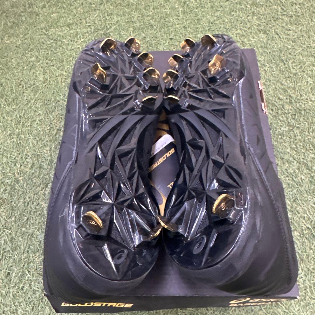 asics GOLDSTAGE ブラック スパイク SFST10