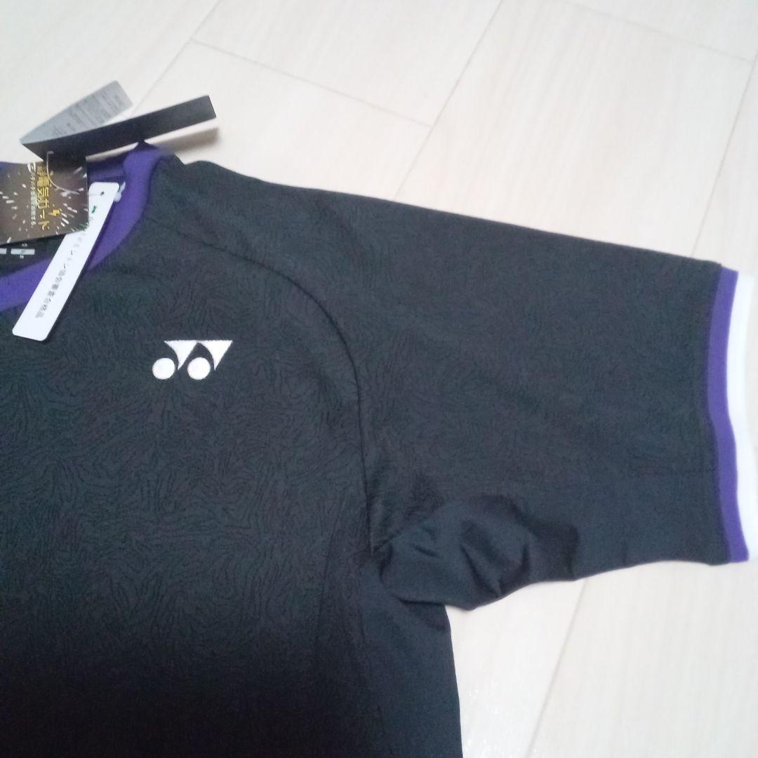 YONEX バドミントン ウェア 黒/紫　メンズ　M