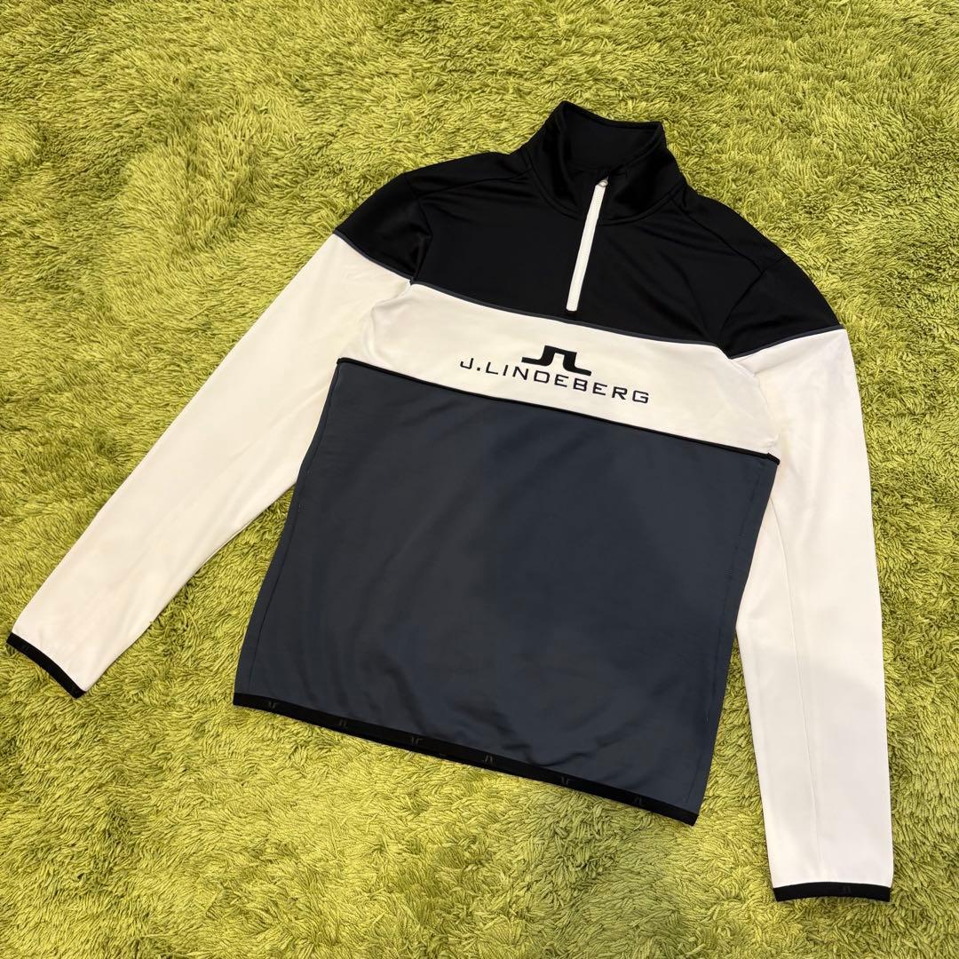 J.LINDEBERG ジェイリンドバーグ ハーフジップシャツ 長袖 Mサイズ