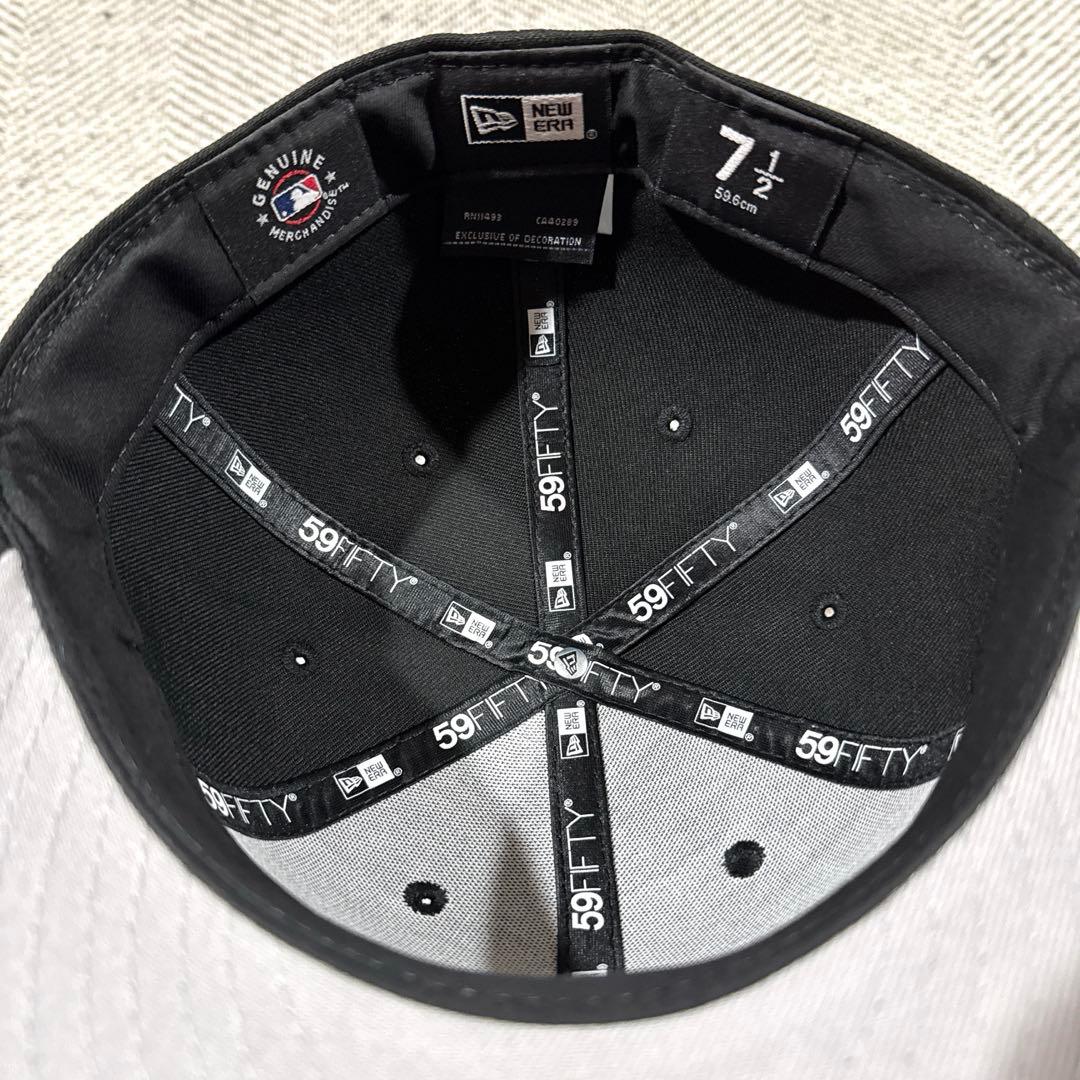 ロサンゼルス・ドジャース 59FIFTY キャップ 逆ロゴ　7 1/2