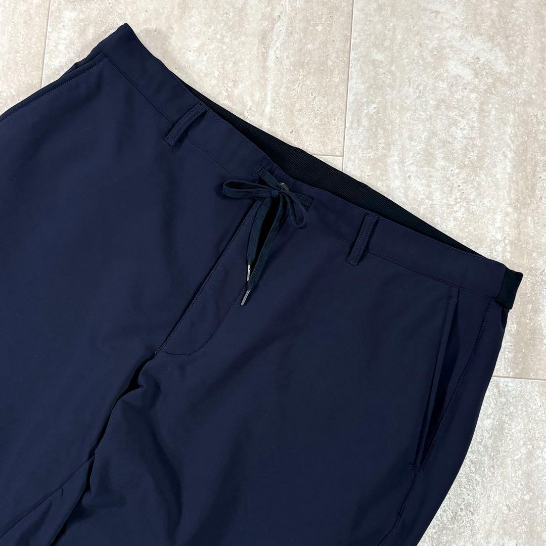 【マンシングウェア】ロングパンツ　2XL 3L 暖パン　裏地起毛　ネイビー