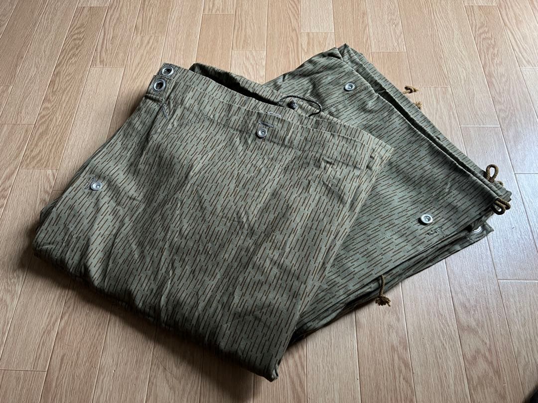 ［軍幕］東ドイツ軍　レインドロップカモポンチョテント