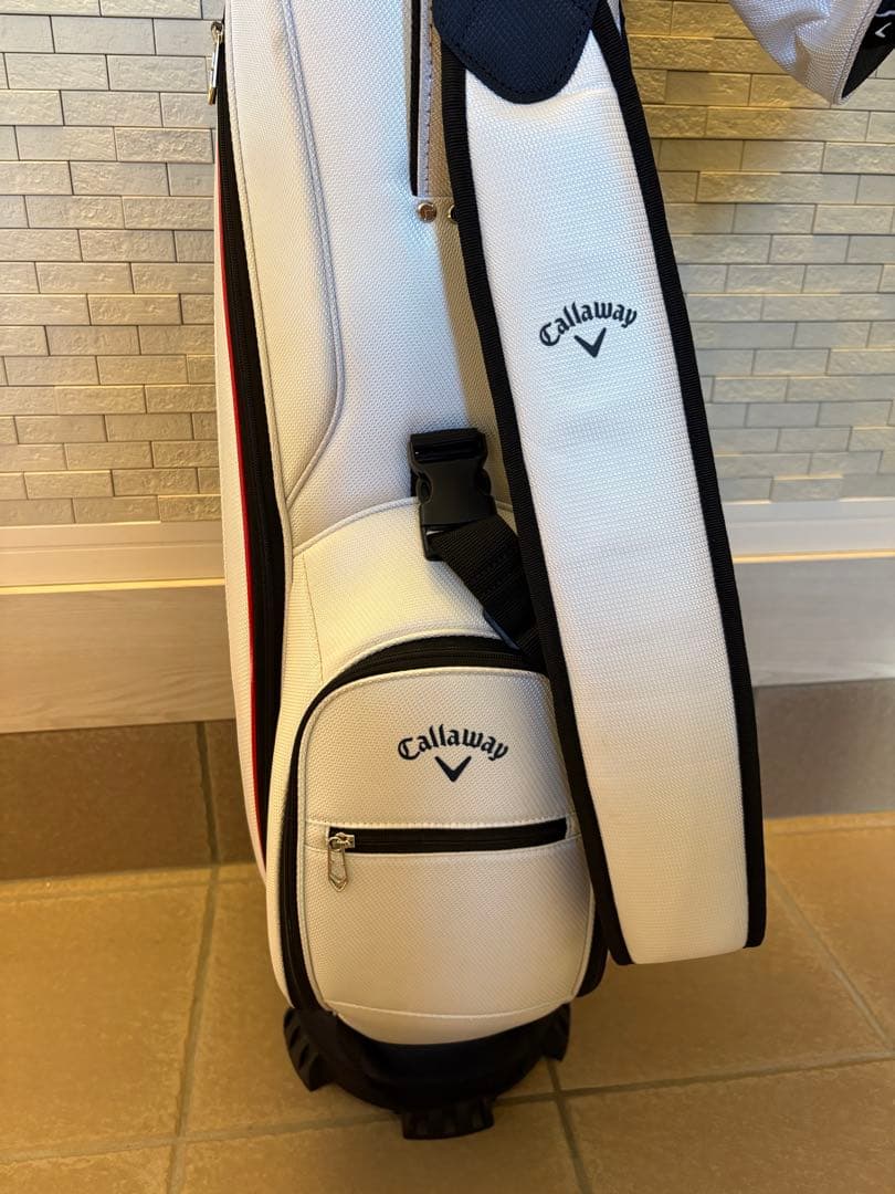 [美品]Callaway（キャロウェイ）スタンド式キャディバッグ ナイロン