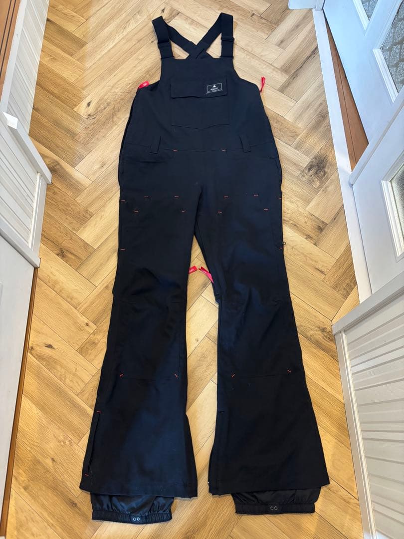 XGIRL×Burton ビブパンツ　レディース　Sサイズ　ブラック