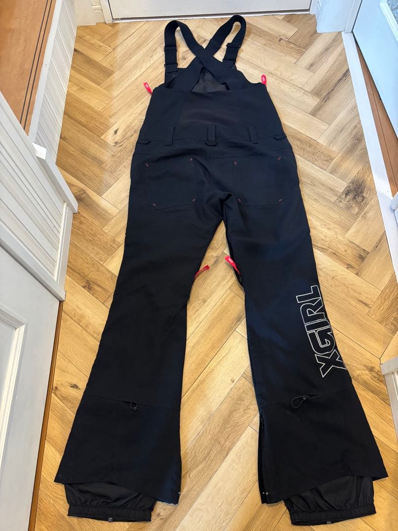 XGIRL×Burton ビブパンツ　レディース　Sサイズ　ブラック