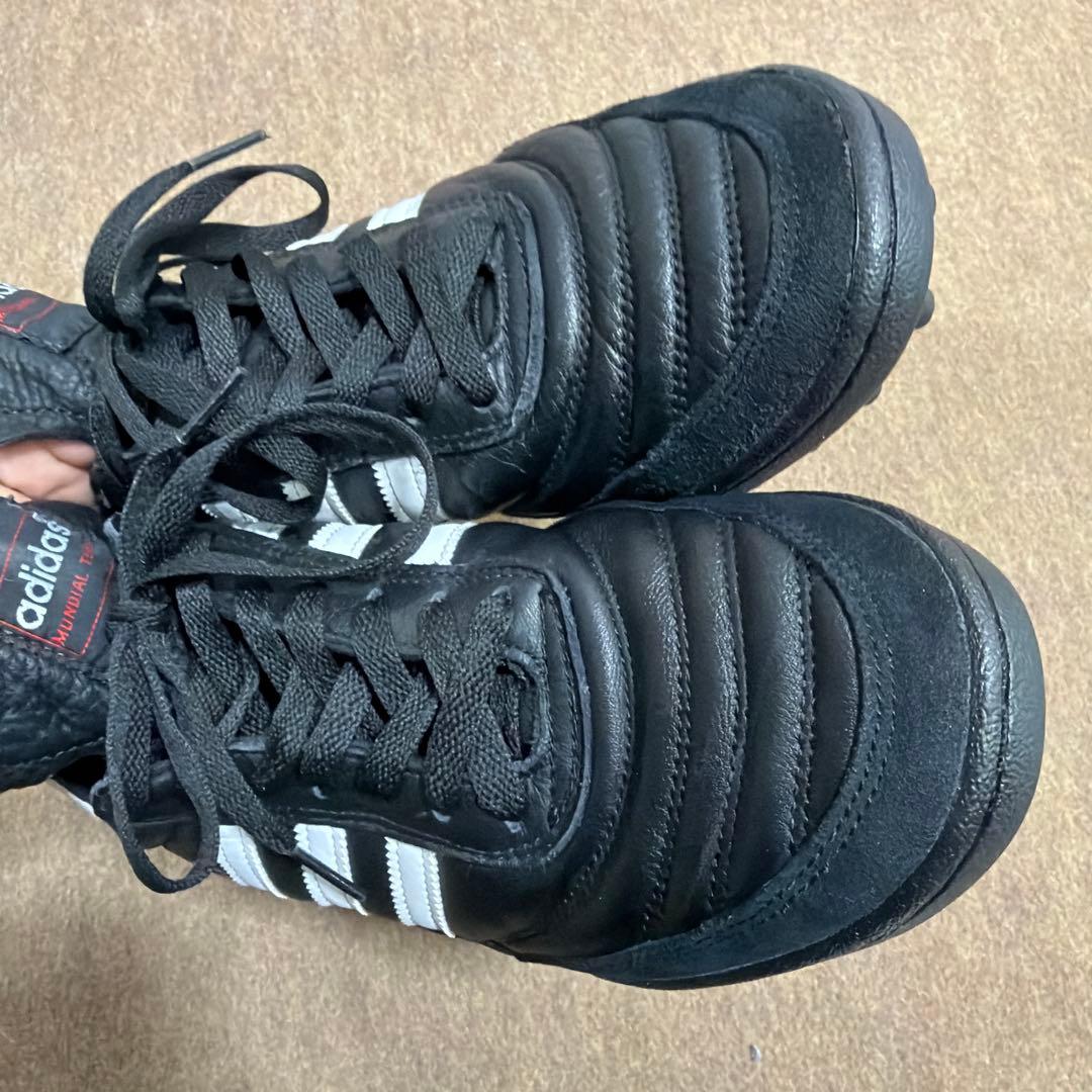 adidas Mundial Team ブラック サッカーシューズ 26cm
