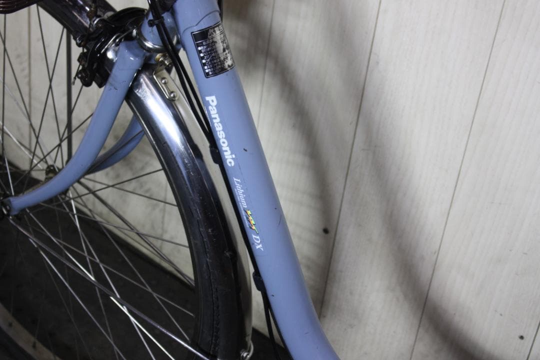 電動アシスト自転車 シティタイプ 青