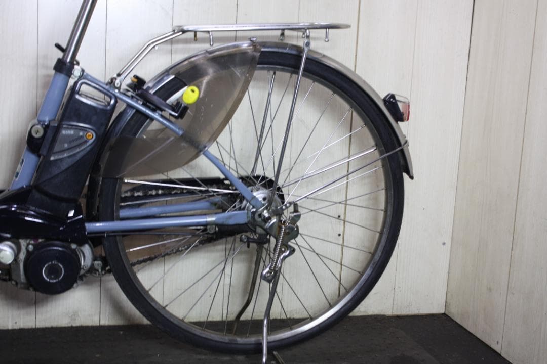 電動アシスト自転車 シティタイプ 青