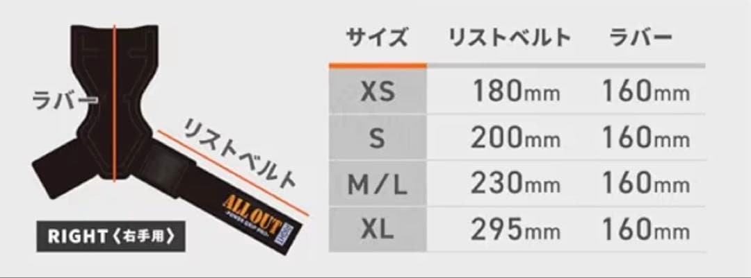 ALL OUT POWER GRIP PRO 左右用