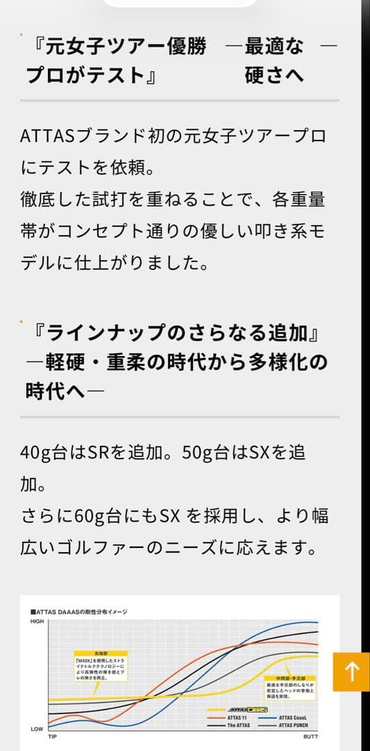 希少スペック　アッタス12 ダース　5SX 軽硬　テーラーメイドスリーブ付き