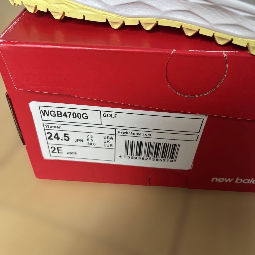 ニューバランスWGB4700G ゴルフシューズ 24.5cm 2E新品