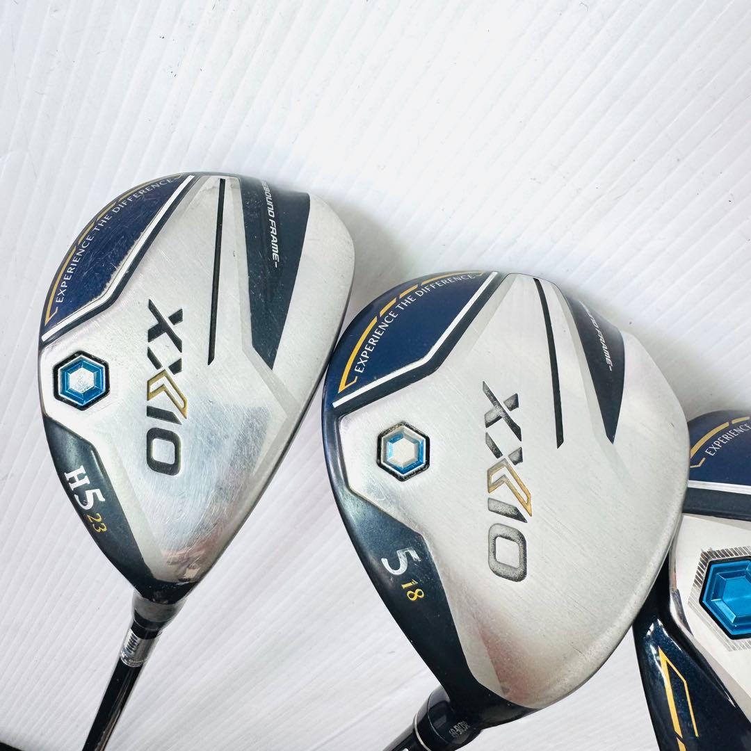 【美品】XXIO ゼクシオ12 ドライバー　ウッド　ハイブリッド　3本セット