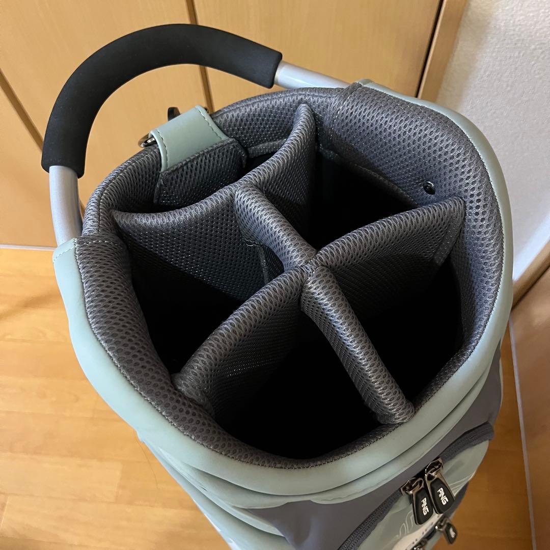 【極美品】PING キャディバッグ グレー CB-P211