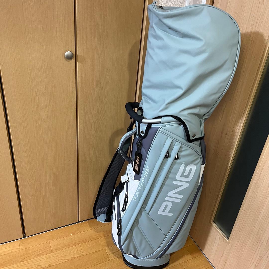 【極美品】PING キャディバッグ グレー CB-P211