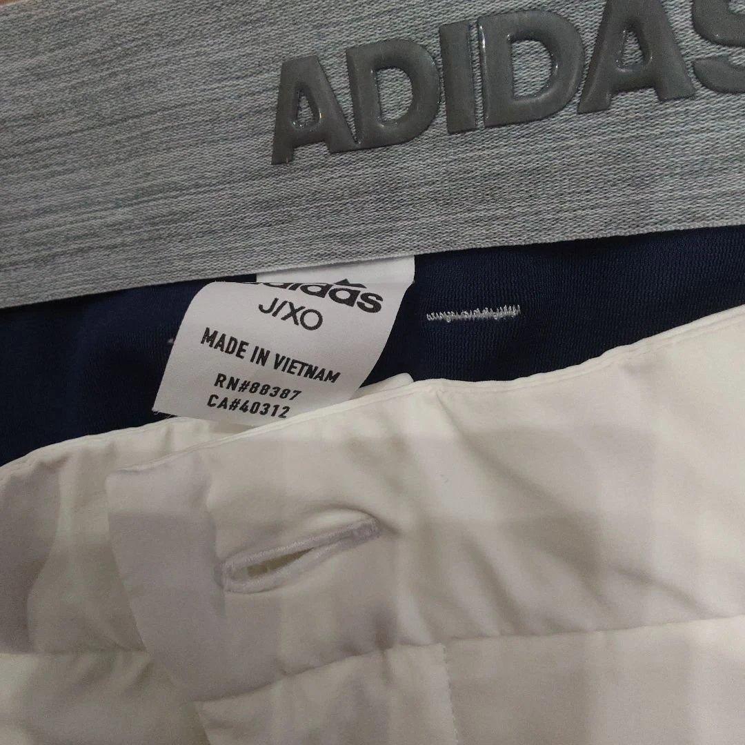 adidas ゴルフパンツ ホワイト　冬用　XOサイズ
