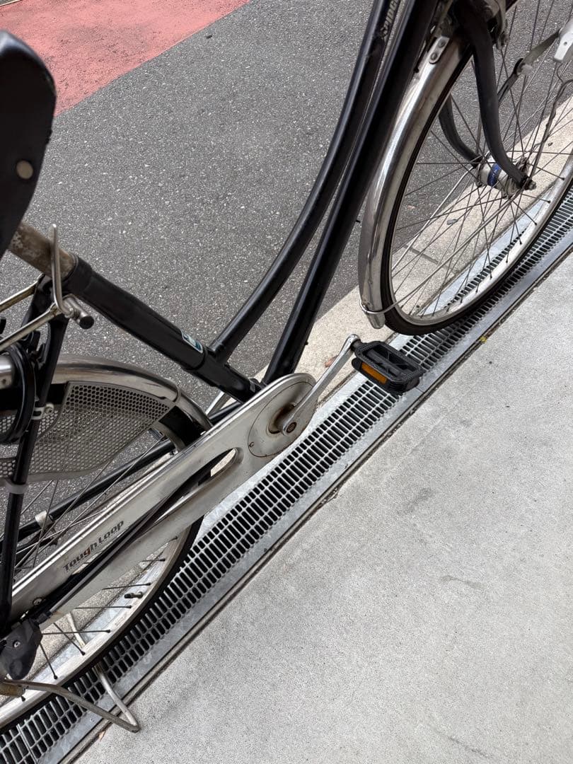 218 自転車 大阪市 【引取り限定】 27インチ 美品 変速付き