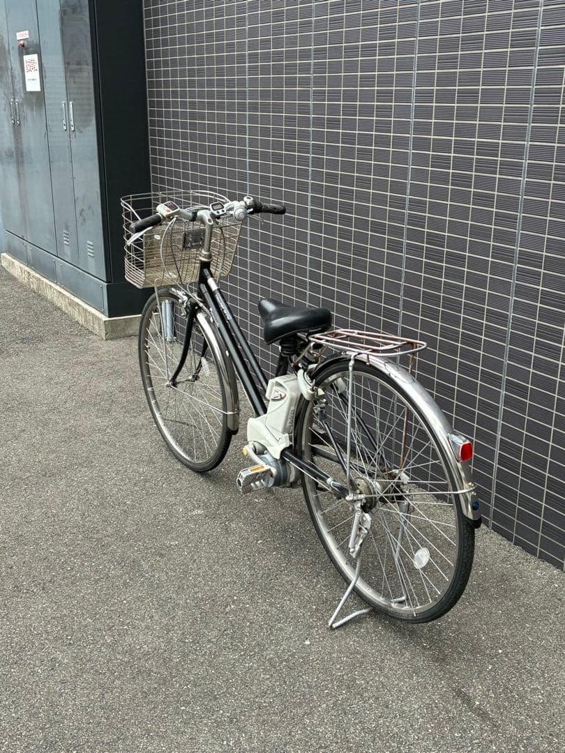 電動アシスト自転車 シティタイプ ブラック