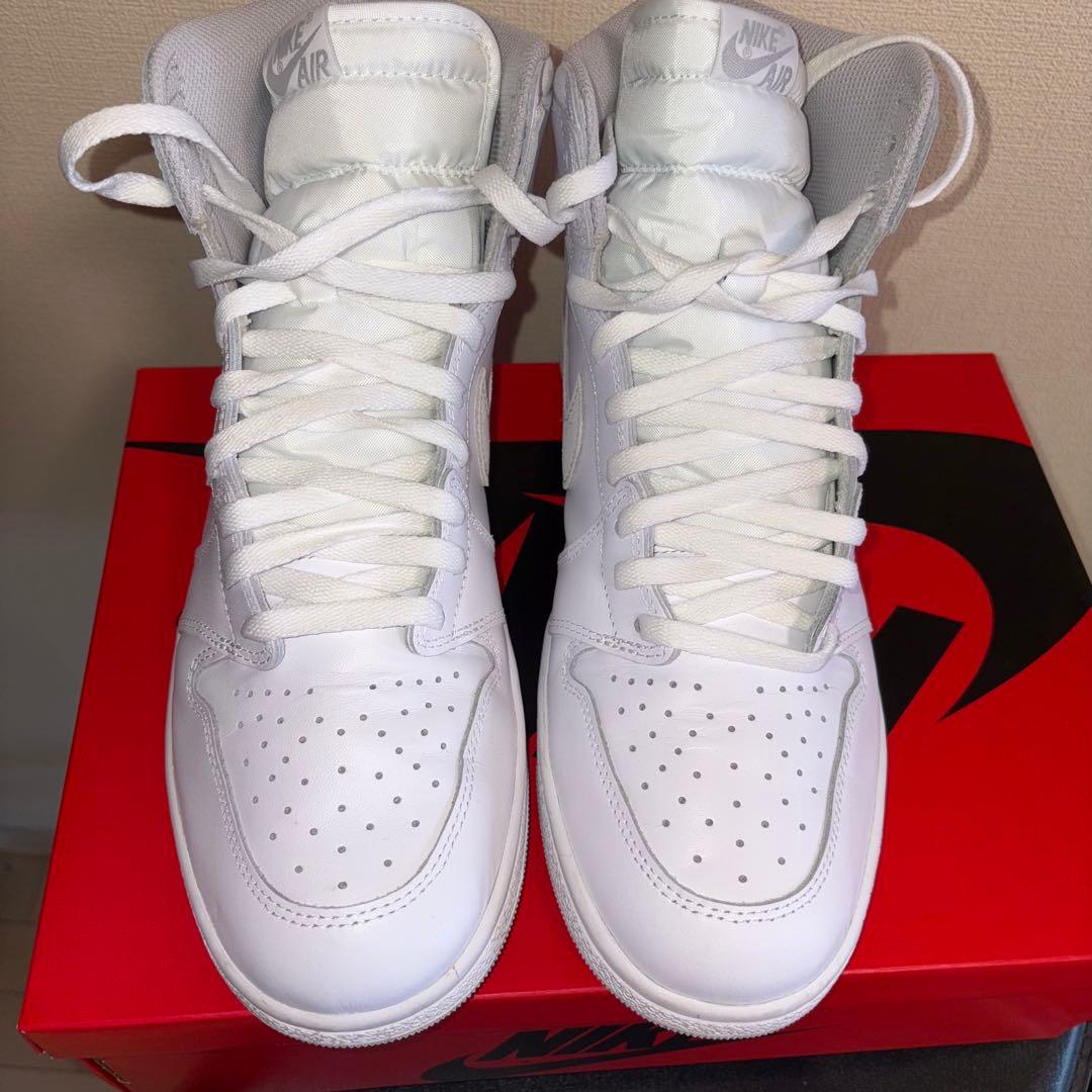 Air Jordan 1 Hi 85 Neutral Grey グレー ホワイト