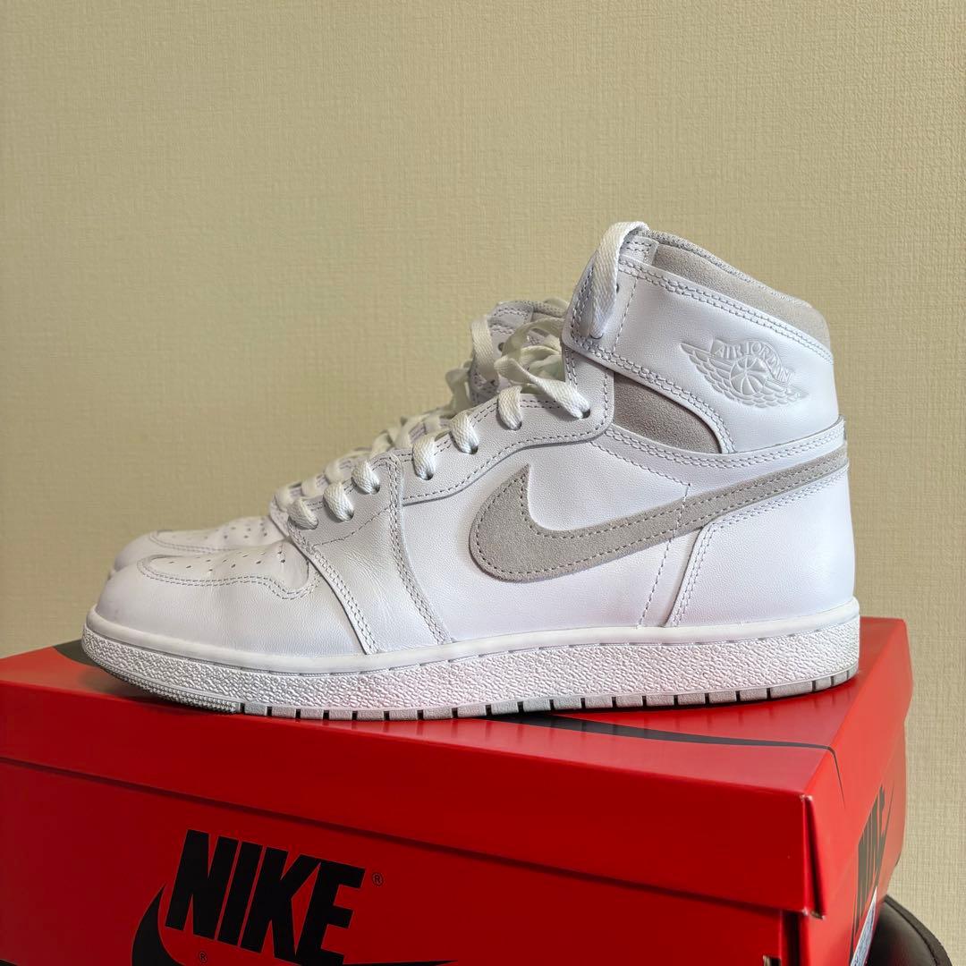 Air Jordan 1 Hi 85 Neutral Grey グレー ホワイト