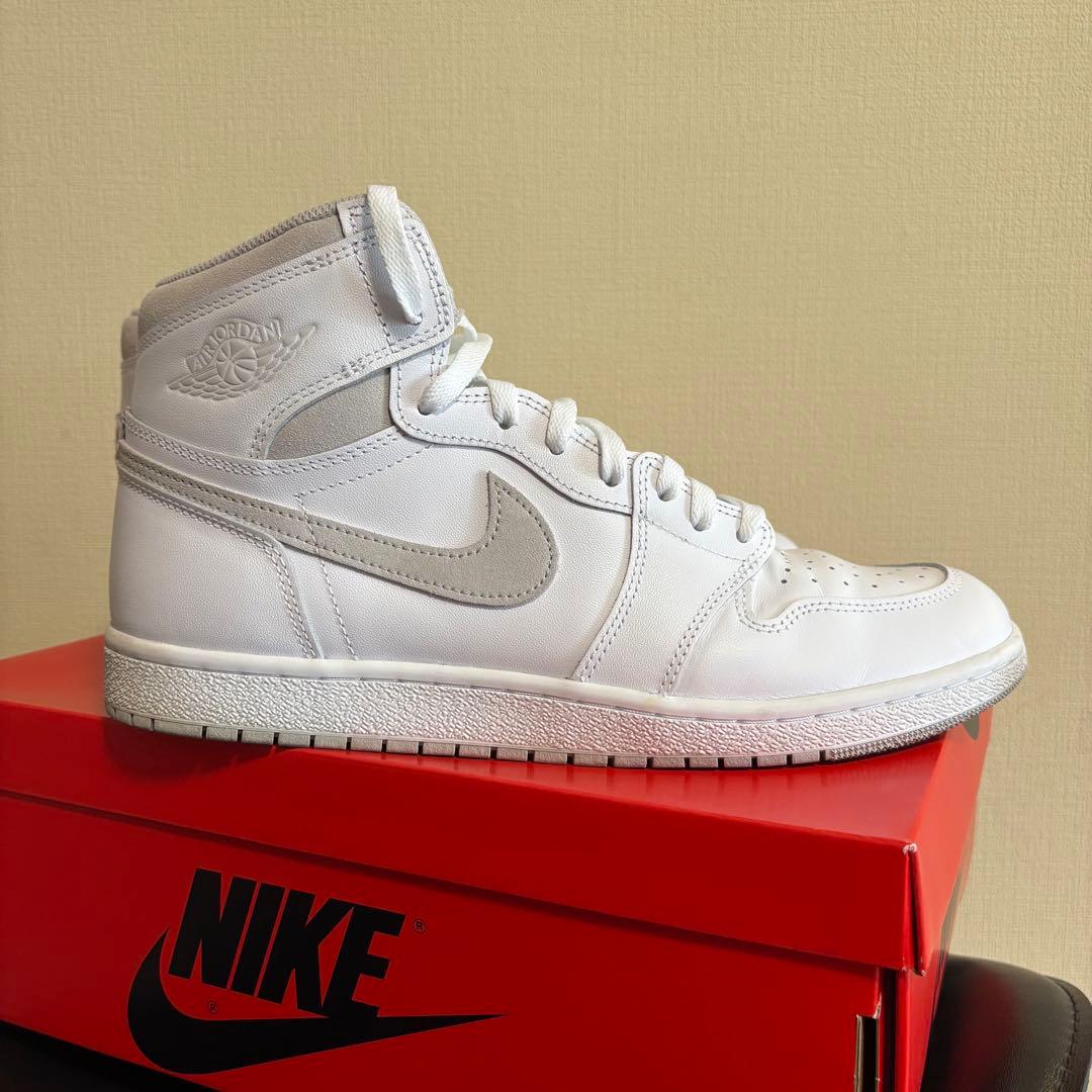 Air Jordan 1 Hi 85 Neutral Grey グレー ホワイト