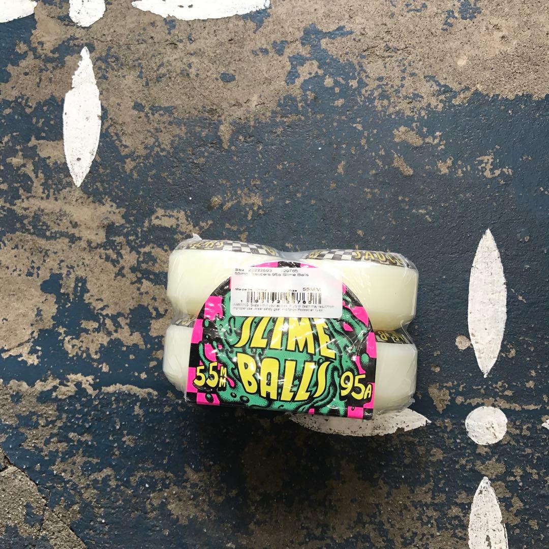 スケートボード SLIME BALLS SAUCERS WHEEL 55mm 95A