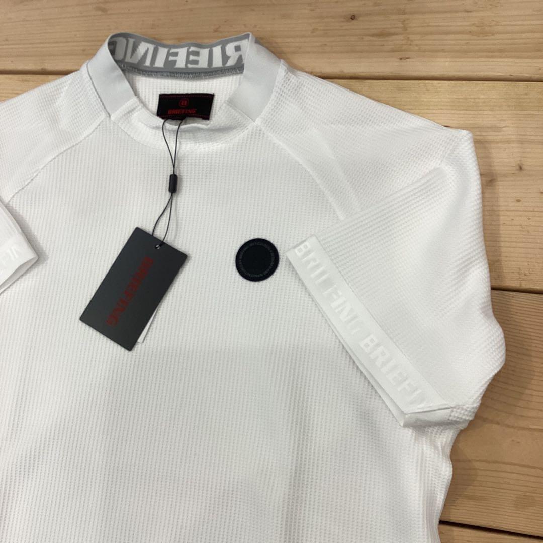 新品　BRIEFING 正規品　NECK LOGO HIGHNECK 白　XL
