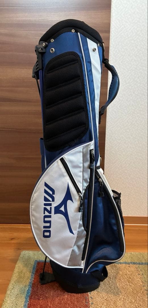 ミズノ キャディバッグ スタンド式 8型 ブルー系