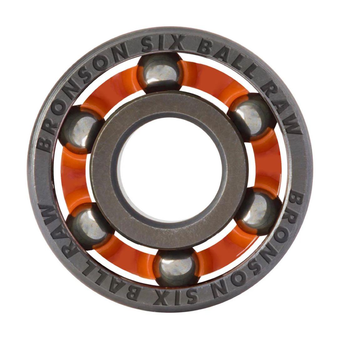 スケボー BRONSON 6-BALL RAW BEARING