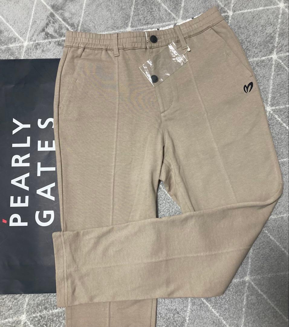 新品 パーリーゲイツ マスターバニー レーヨン裏毛ストレッチパンツ(5)サイズL