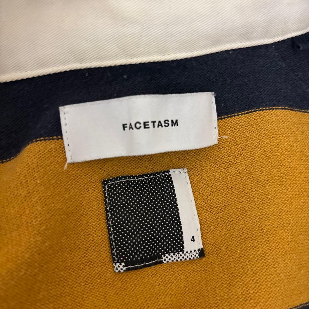 FACETASM ファセッタズム ハーフジップラガーシャツ