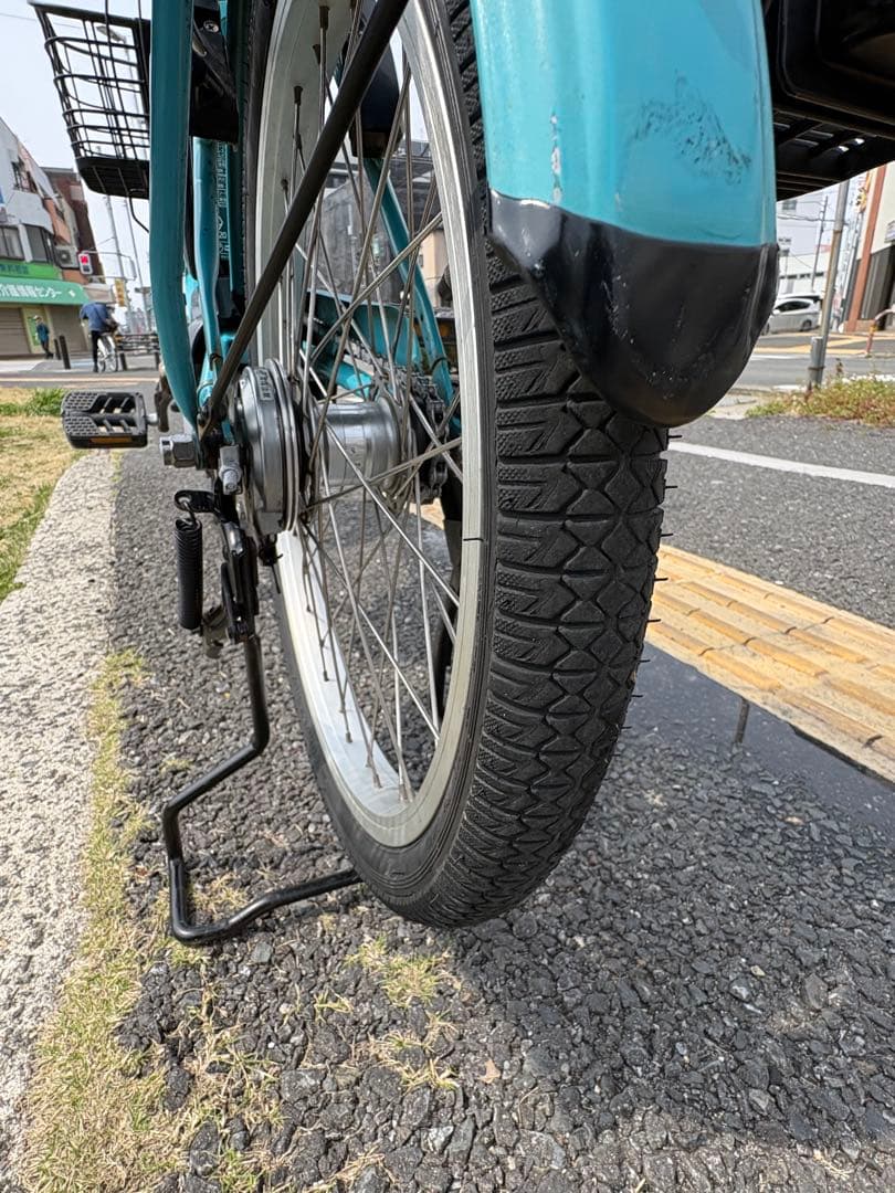 075中古 Panasonic電動アシスト自転車　8Ah 大阪