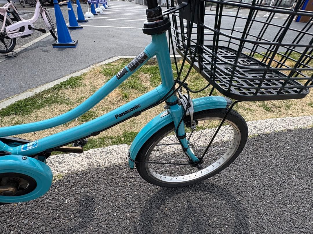 075中古 Panasonic電動アシスト自転車　8Ah 大阪