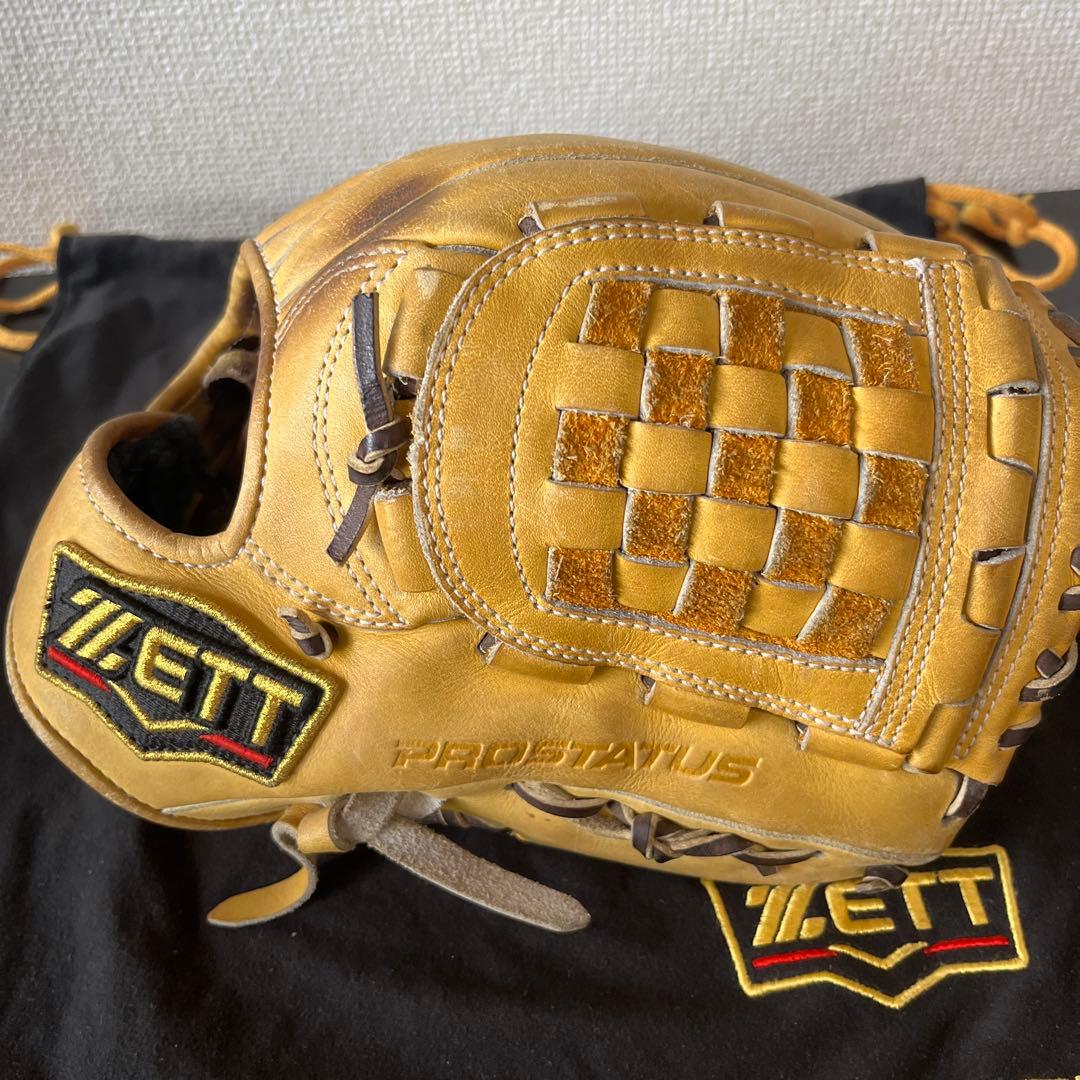 け*−様 【軟式】ZETT PROSTATUS 内野用グラブ 源田モデル 右投げ