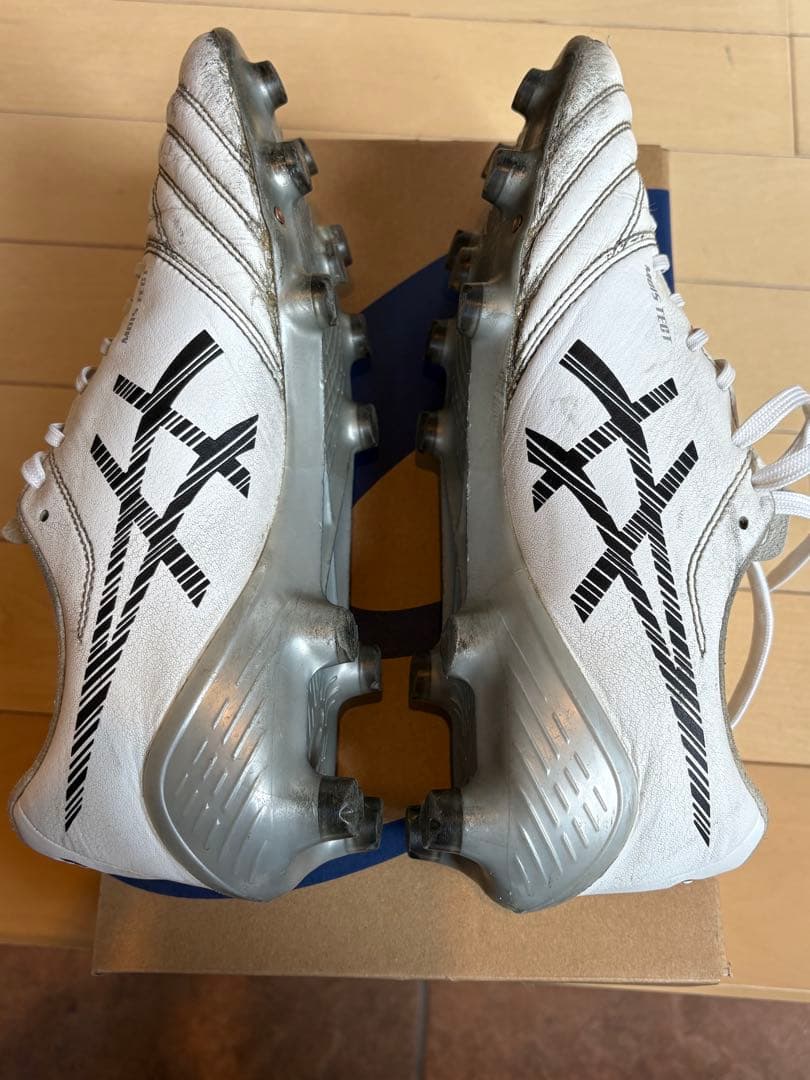 【程度良好】アシックス　スパイク　エックスフライ5 25.5㌢　X-FLY 白